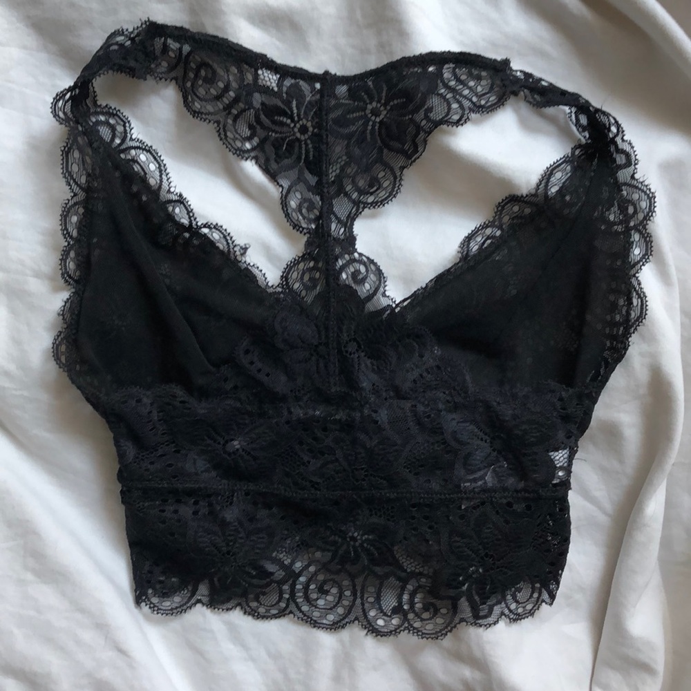 Urban Outfitters Kimchi Blue Lace Black Bra - Picture 7 of 8